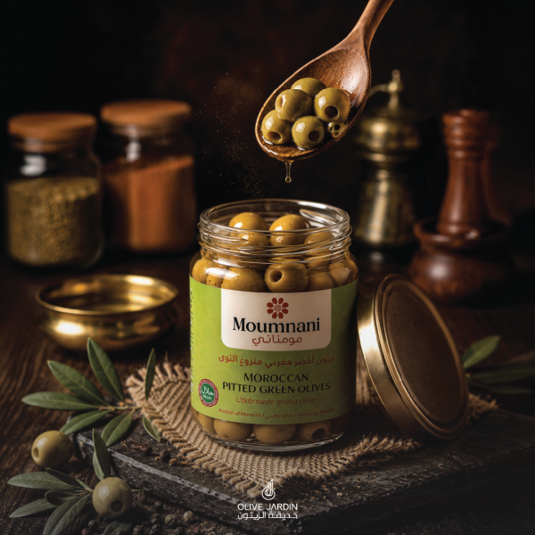 Moroccan Pitted Green Olives
