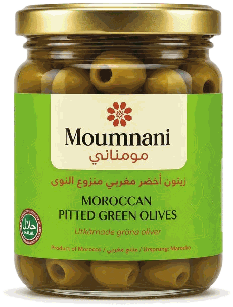 Moroccan Pitted Green Olives